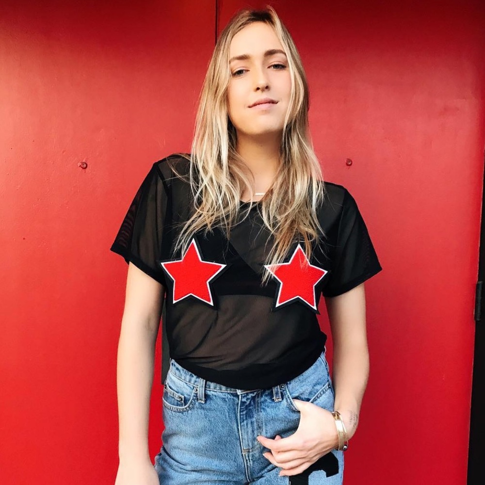 LF mesh star tee